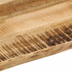 vidaXL Dessus de table bord vivant 90x60x2 5 cm bois de manguier brut