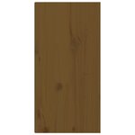 vidaXL Armoires murales 2Pièces Marron miel 30x30x60cm Bois de pin massif