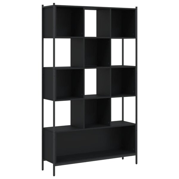 vidaXL Bibliothèque noir 102x28x172 cm bois d'ingénierie