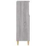 vidaXL Armoire salle de bain sonoma gris 30x30x100 cm