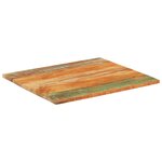 vidaXL Dessus de table rectangulaire 70x80 cm 25-27 mm Bois récupéré