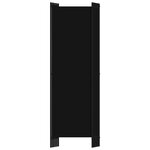 vidaXL Cloison de séparation 6 panneaux Noir 300x180 cm