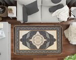 Tapis de salon OTTOMAN 120 x 180 cm - Noir