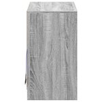 vidaXL Buffet avec LED sonoma gris 72x34x61 cm bois d'ingénierie