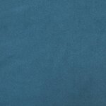 vidaXL Lit de jour avec lit gigogne bleu 90x200 cm velours