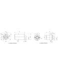 THIRARD - Cylindre adaptateur rond COBRA PLX  double entrée  35x55mm  Ø 23 mm 3 clés