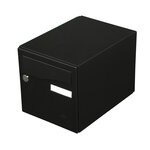 Boîte aux lettres Préface 1 porte,  Noir mat RAL 9005M