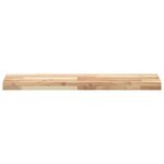 vidaXL Étagères flottantes 2 Pièces 80x20x4 cm acacia massif non traité