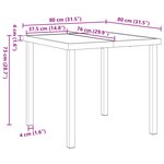 vidaXL Ensemble de salle à manger de jardin 3 pièces avec coussins Marron Poly Rattan