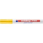 Marqueur Peinture 750 Jaune Pointe Ronde 2-4 mm x 10 EDDING