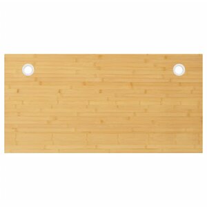 vidaXL Dessus de bureau 80x40x2 5 cm bambou
