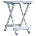 vidaXL Tabouret de camping Aluminium 28x26x39 cm