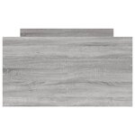 vidaXL Cadre de lit avec tiroirs sonoma gris 90x190 cm
