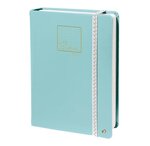 Carnet life journal format A5 vert d'eau QUOVADIS