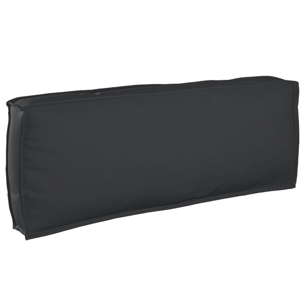 vidaXL Set de coussins pour palette 2 pièces en tissu Oxford noir