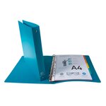 Classeur 4 Anneaux 30mm Polypropylène Opak - A4 Maxi - Vert Foncé - X 20 - Exacompta