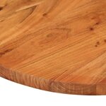 vidaXL Dessus de table 110x40x2 5 cm ovale bois massif d'acacia