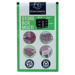 Moule De Classement Storebox Multi 11 Tiroirs Aquarel - Couleurs Assorties - Exacompta