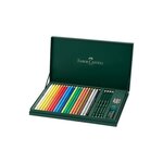 Coffret cadeau Mixed Media Polychromos + Castell 9000 FABER-CASTELL