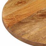 vidaXL Dessus de table 110x40x3 8 cm ovale bois massif de manguier