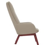 vidaXL Chaise de relaxation Gris clair Velours