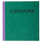 Piqûre 21x19cm Échéancier Tracé Journal 80 Pages - Couleurs Assorties - X 5 - Exacompta