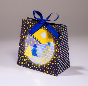 Sac cadeau petit monde pmcl 18 x h 18 paysage