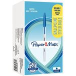 Stylo bille PaperMate 045 pointe moyenne bleu