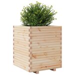 vidaXL Jardinière 60x60x72 cm bois de pin massif