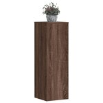 vidaXL Supports pour plantes 2 Pièces chêne marron bois d'ingénierie
