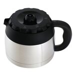 Cafetière - 8 à 12 tasses - Noir et Inox