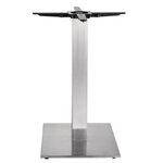 Pied de table carré inox pour plateau rond jusqu'à 800 -  bolero -  - inox 430x430x720mm