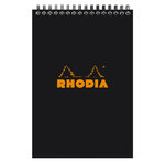 Bloc Reliure Intégrale Classic BLACK 14,8x21cm 5x5 80F microperforées 80g RHODIA