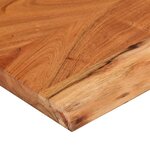 vidaXL Dessus de table 140x40x3 8 cm rectangulaire bois massif acacia