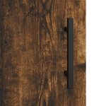 vidaXL Buffet chêne fumé 69 5x34x90 cm bois d'ingénierie