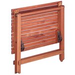 vidaXL Ensemble à manger d'extérieur 4 Pièces pour enfants Eucalyptus