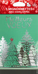 LOT 5 Cartes Meilleurs Vœux + 5 Enveloppes 4x9cm