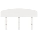 vidaXL Tête de lit blanc 120 cm bois massif de pin