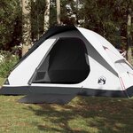 vidaXL Tente de camping à dôme 4 personnes tissu occultant imperméable
