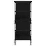 vidaXL Bibliothèque noir 78 5x33x82 cm bois d'ingénierie
