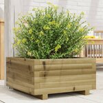 vidaXL Jardinière 50x50x26 5 cm bois de pin imprégné