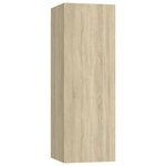 vidaXL Ensemble de meubles TV 5 Pièces Chêne sonoma Bois d'ingénierie