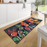Tapis de cuisine imprimé 50 x 80 cm - Multicolore