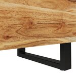 vidaXL Tables de chevet 2 Pièces 40x33x46 cm Bois d'acacia massif
