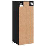 vidaXL Armoire murale noir 34 5x34x90 cm