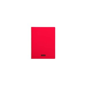 Cahier 140 pages seyès 90 g couverture polypropylène rouge format 24 x 32 cm calligraphe
