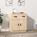 vidaXL Buffet 65 5x40x75 cm Bois massif de pin