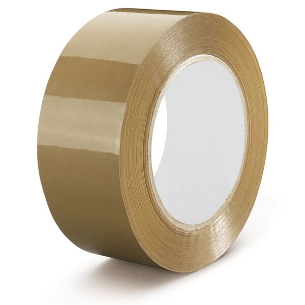 Ruban adhésif polypropylène polyvalent – paquet de 6 rouleaux 48 mm x 100 m havane – Bulteau Systems