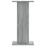 vidaXL Supports pour plantes 2 Pièces sonoma gris bois d'ingénierie