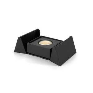 Écrin numismatique PORTA pour 1 pièce de 2 euros sous capsule.